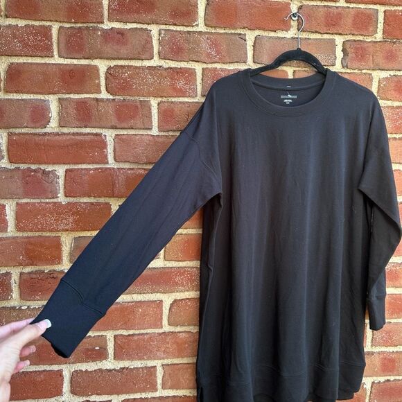 Eileen Fisher Cotton Stretch Jersey sweatshirt tunic dress medium NEW - Picture 5 of 7